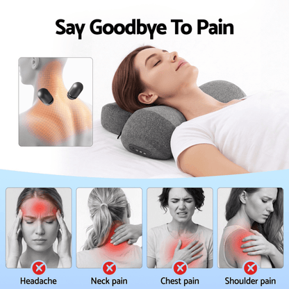 TensionFix™ Heated Neck Massager Pillow - Cervical Support
