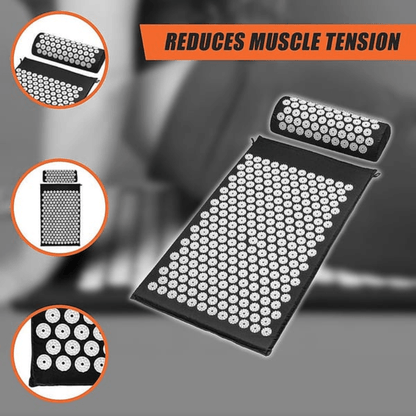 TensionFix™ Acupressure Mat & Pillow Set for Back & Neck Pain Relief