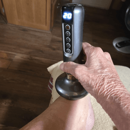 TensionFix™ 12-Level Electric Cupping Massager – Heated Vacuum Gua Sha Therapy for Cellulite & Muscle Relief