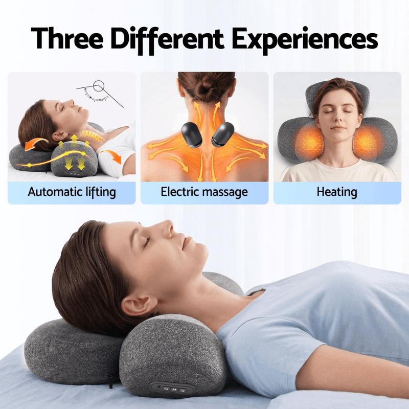 TensionFix™ Heated Neck Massager Pillow - Cervical Support