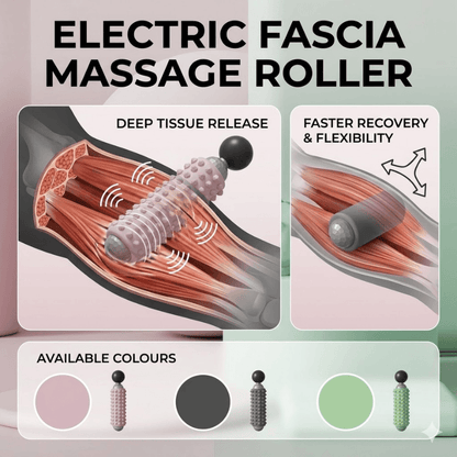 TensionFix™ Electric Massage Roller – Deep Tissue Fascia Release