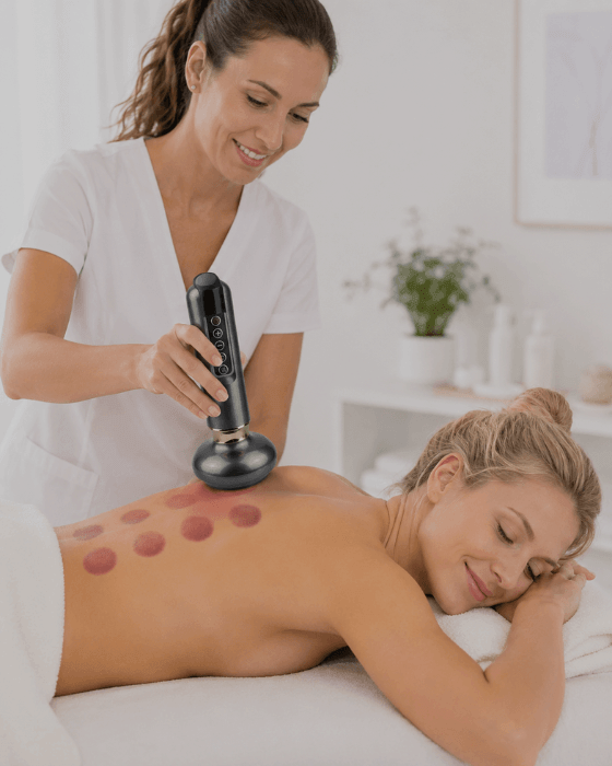 TensionFix™ 12-Level Electric Cupping Massager – Heated Vacuum Gua Sha Therapy for Cellulite & Muscle Relief