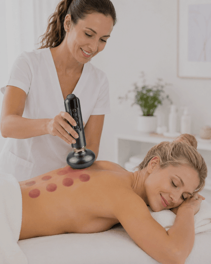 TensionFix™ 12-Level Electric Cupping Massager – Heated Vacuum Gua Sha Therapy for Cellulite & Muscle Relief