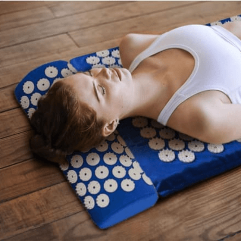 TensionFix™ Acupressure Mat & Pillow Set for Back & Neck Pain Relief