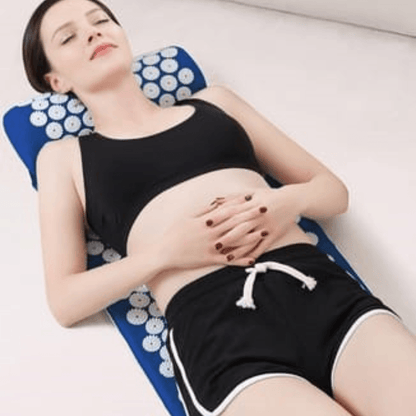 TensionFix™ Acupressure Mat & Pillow Set for Back & Neck Pain Relief