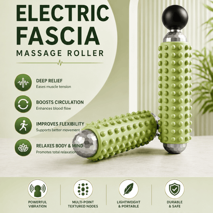 TensionFix™ Electric Massage Roller – Deep Tissue Fascia Release
