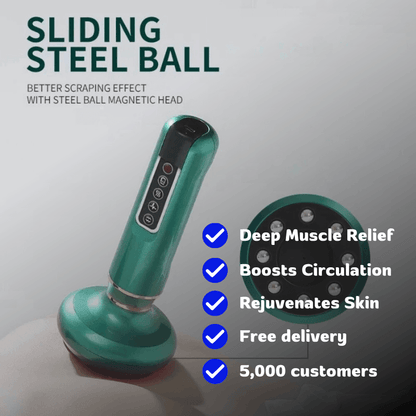 TensionFix™ 12-Level Electric Cupping Massager – Heated Vacuum Gua Sha Therapy for Cellulite & Muscle Relief