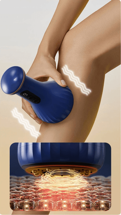 TensionFix™ Electric Cupping & Gua Sha Massager – 9-Level Suction, Heat Therapy & Red Light Recovery